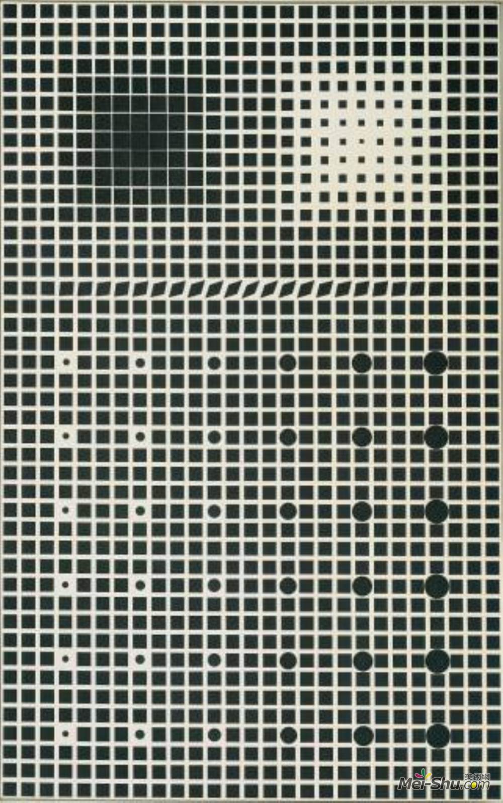 维克多·瓦沙雷(Victor Vasarely)高清作品《超新星》