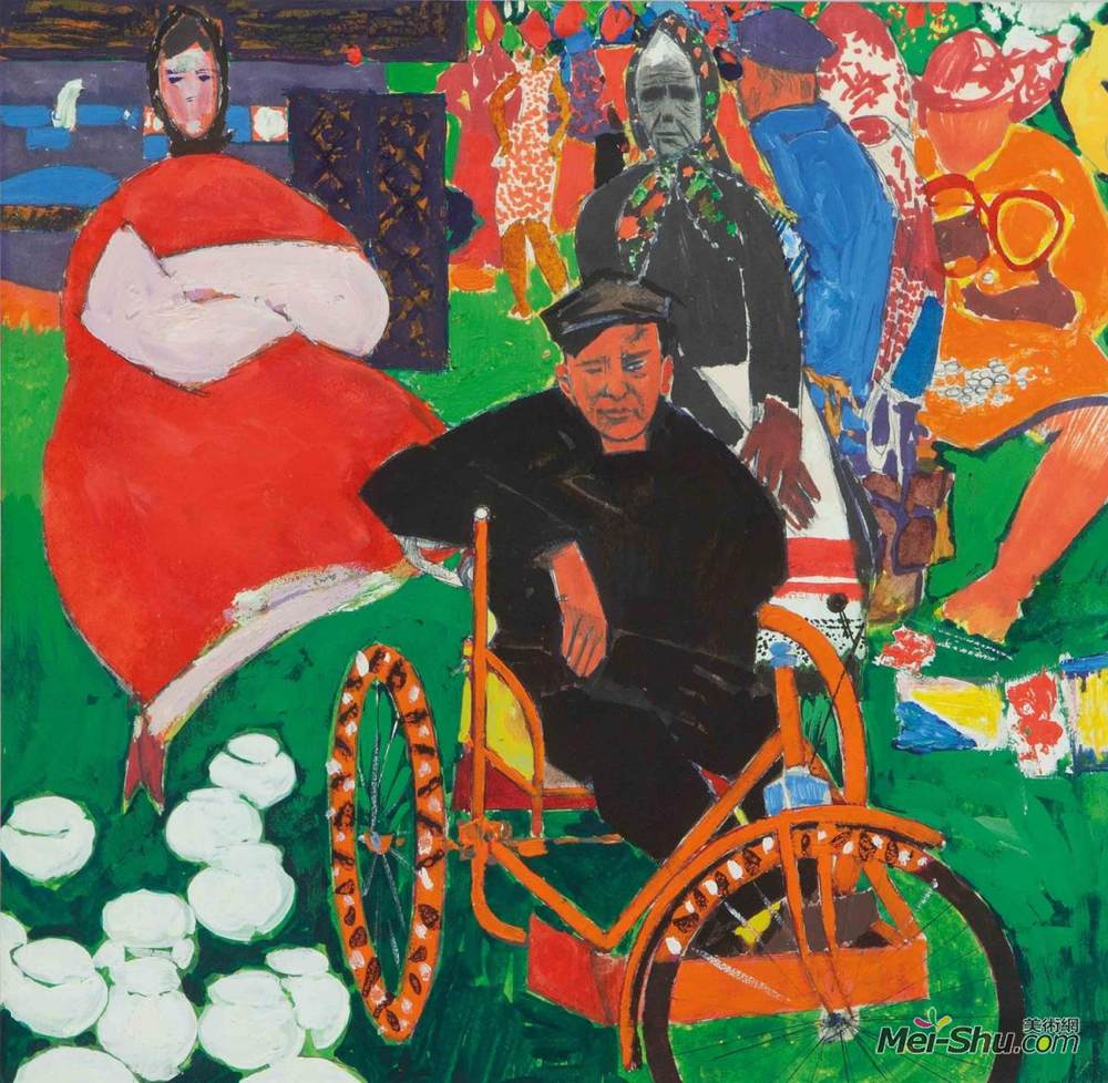 维克多扎雷茨基(Victor Zaretsky)高清作品《在集市上》