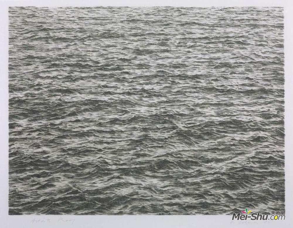 维哈·塞尔敏(Vija Celmins)高清作品《海洋》