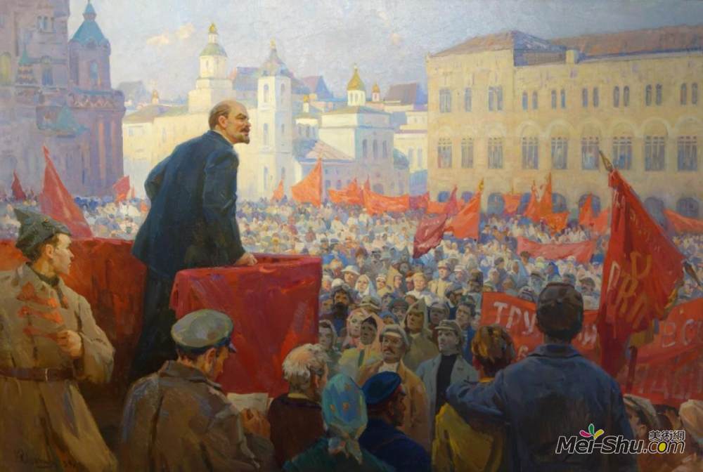 维克多沙塔林(Viktor Shatalin)高清作品《列宁在红场的演讲》