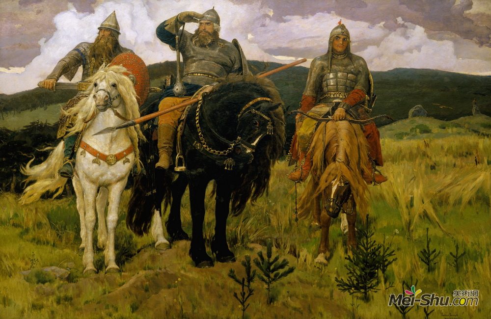 维克托·米哈伊洛维奇·瓦斯涅佐夫(Viktor Vasnetsov)高清作品《博加蒂斯》