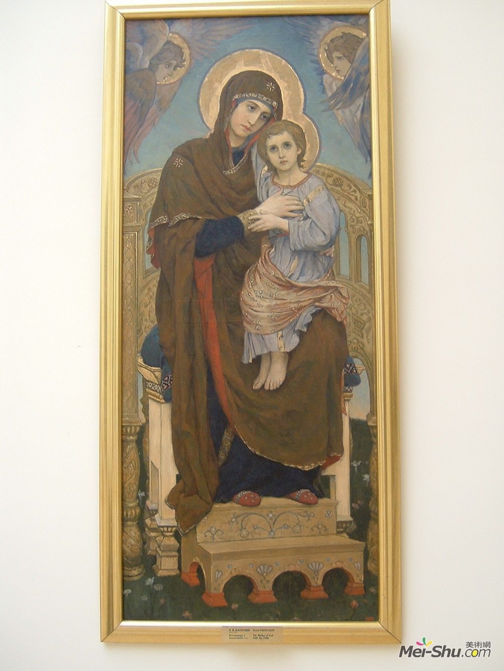 维克托·米哈伊洛维奇·瓦斯涅佐夫(Viktor Vasnetsov)高清作品《圣母玛利亚》