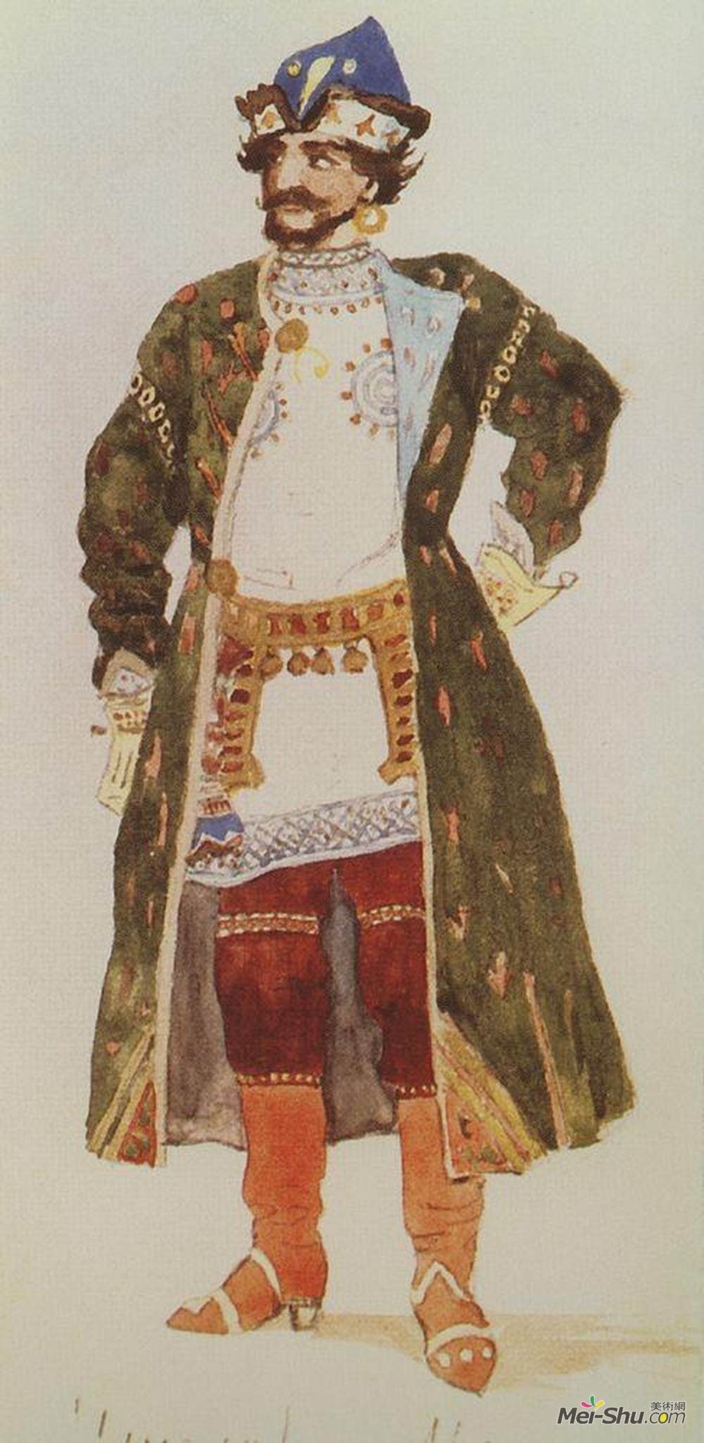 维克托·米哈伊洛维奇·瓦斯涅佐夫(Viktor Vasnetsov)高清作品《米兹吉尔》