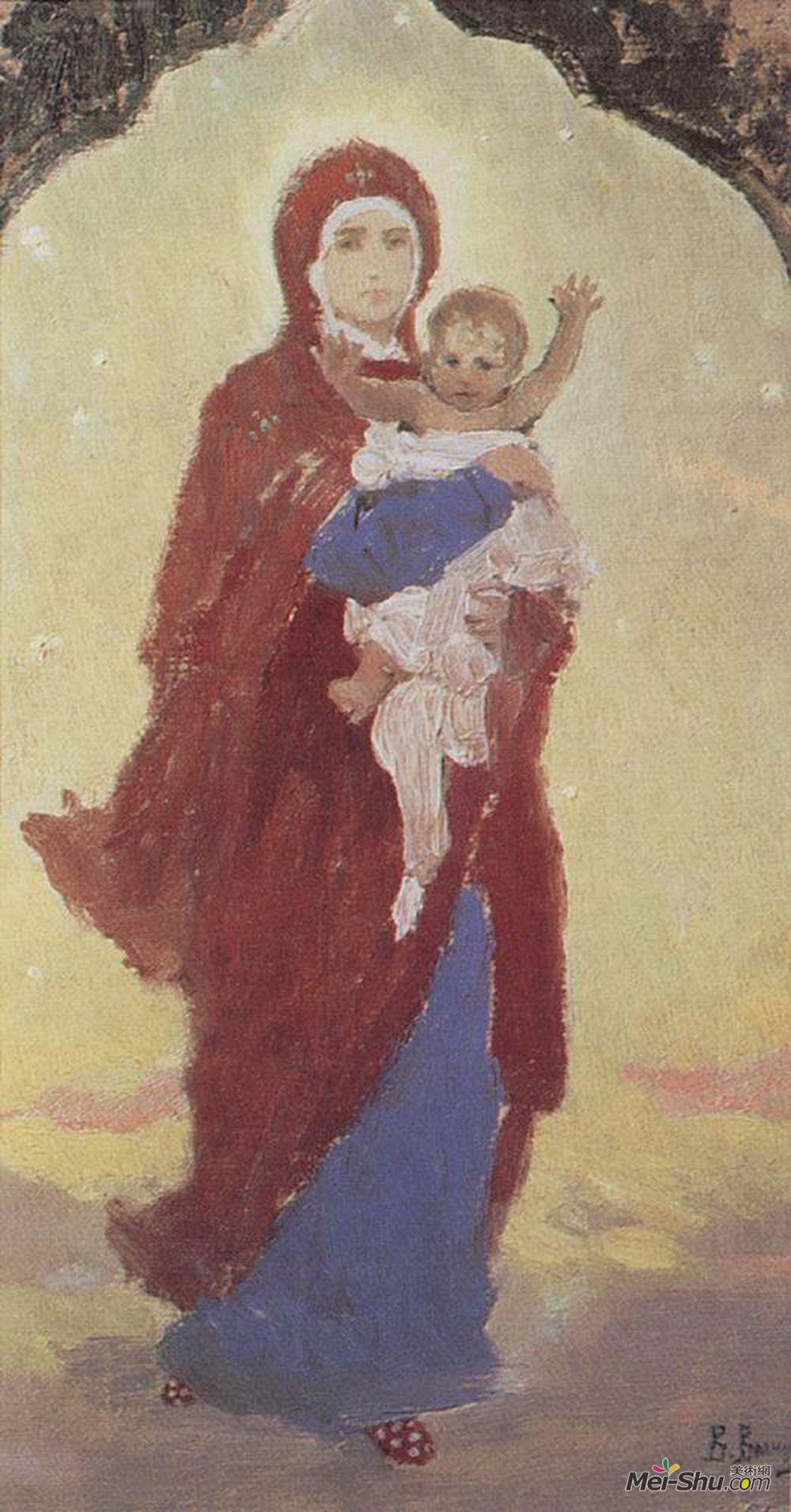 维克托·米哈伊洛维奇·瓦斯涅佐夫(Viktor Vasnetsov)高清作品《童贞童子》