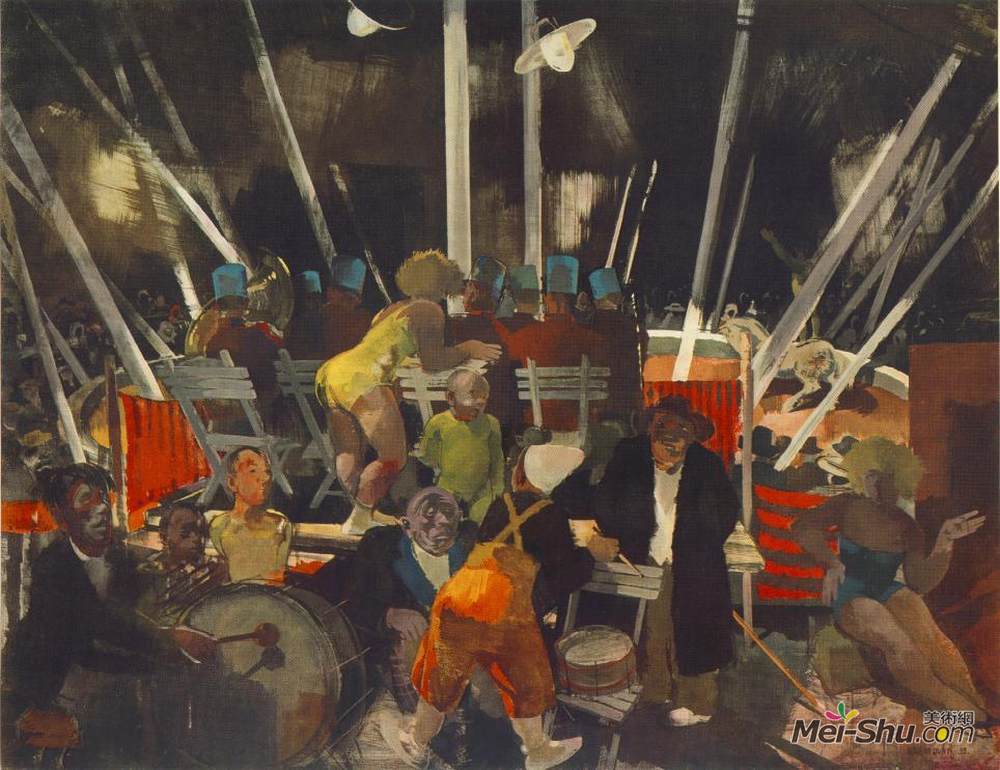 维尔莫什阿巴-诺瓦克(Vilmos Aba-Novak)高清作品《马戏团》