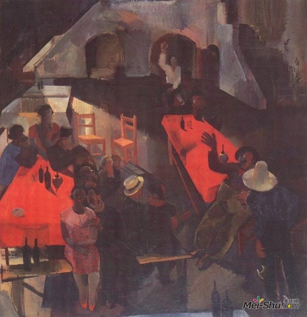维尔莫什阿巴-诺瓦克(Vilmos Aba-Novak)高清作品《酒吧》