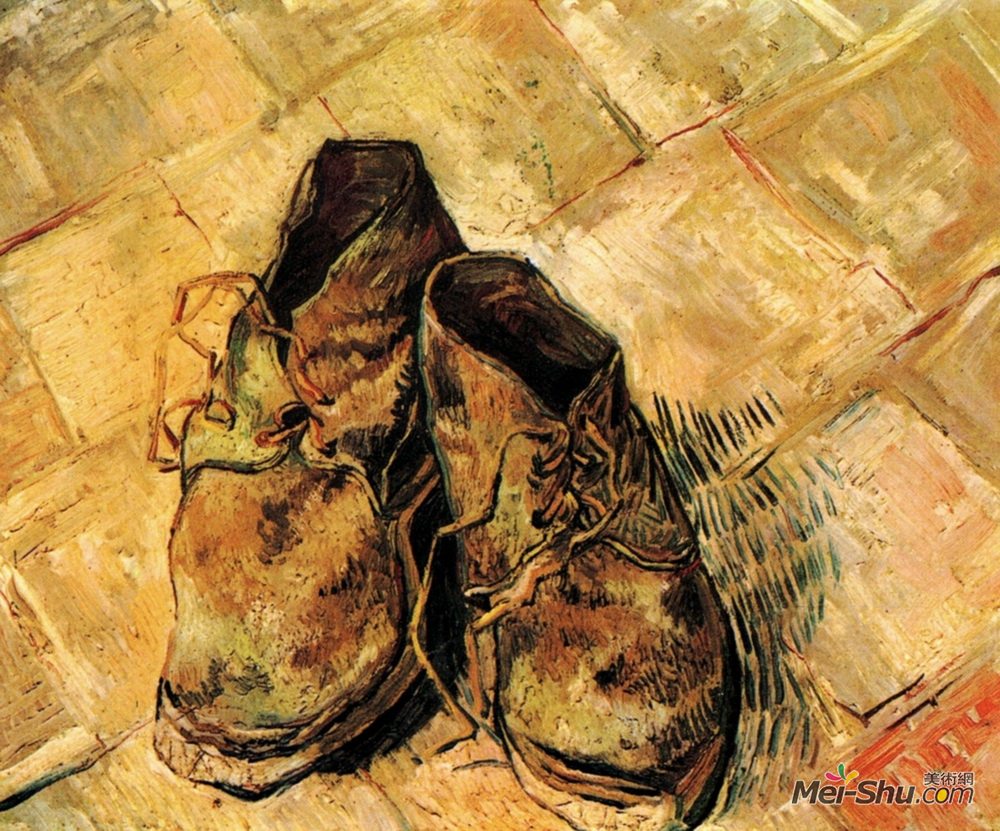 《一双鞋》文森特·梵高(vincent van gogh)高清作品欣赏_文森特·梵