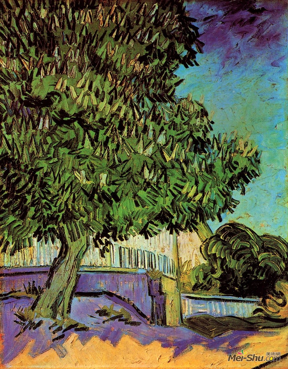 开花的栗树文森特梵高vincentvangogh高清作品欣赏