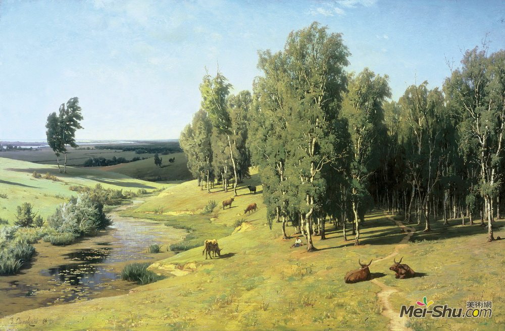 弗拉基米尔奥尔洛夫斯基(Volodymyr Orlovsky)高清作品《夏日》