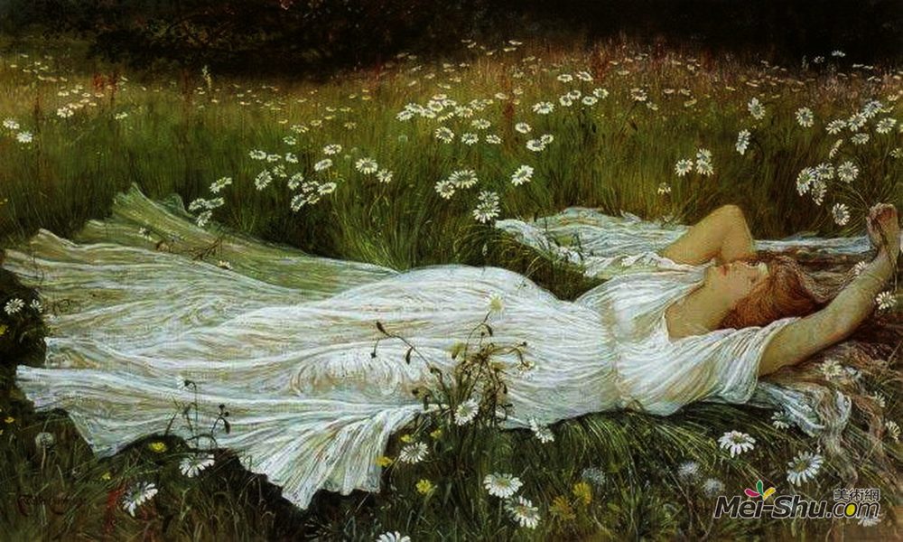 沃尔特·克兰(Walter Crane)高清作品《夏天》