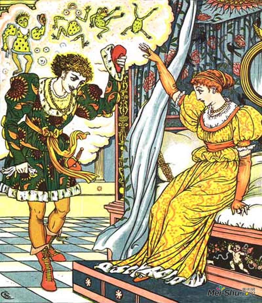 沃尔特·克兰(Walter Crane)高清作品《青蛙王子和其他故事》