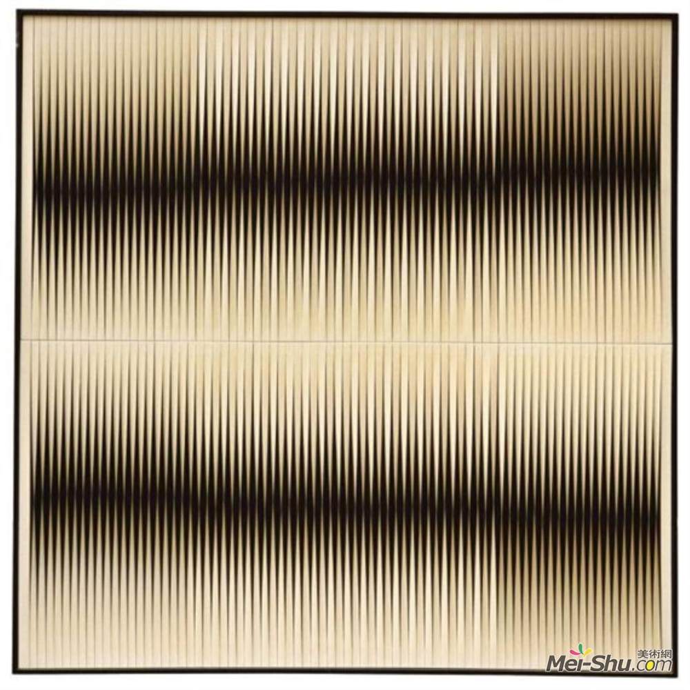 瓦尔特·勒布郎(Walter Leblanc)高清作品《Torsions Mobilo-Static - Weiss auf Schwarz》
