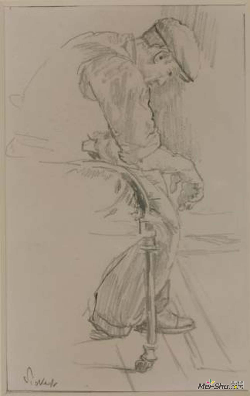 华特·席格(Walter Sickert)高清作品《绝望》