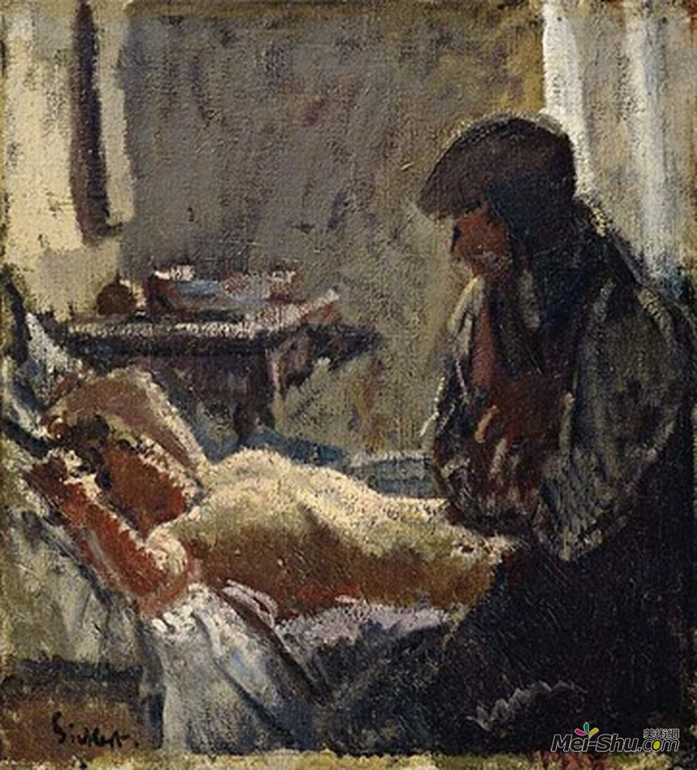 华特·席格(Walter Sickert)高清作品《卡姆登镇谋杀案》