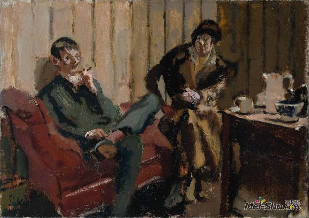 华特·席格(walter sickert)高清作品欣赏-世界名画-美术网 mei-shu