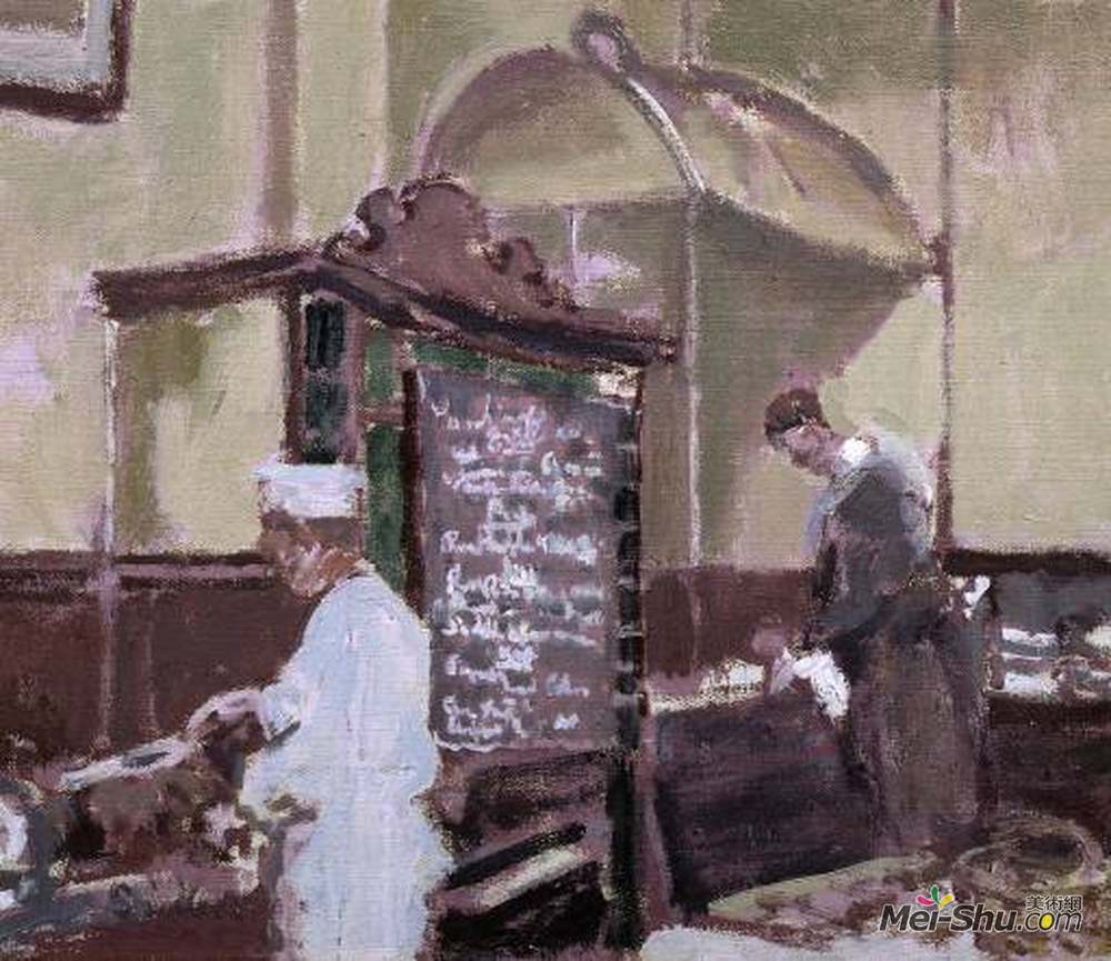 华特·席格(Walter Sickert)高清作品《托特纳姆酒厂》