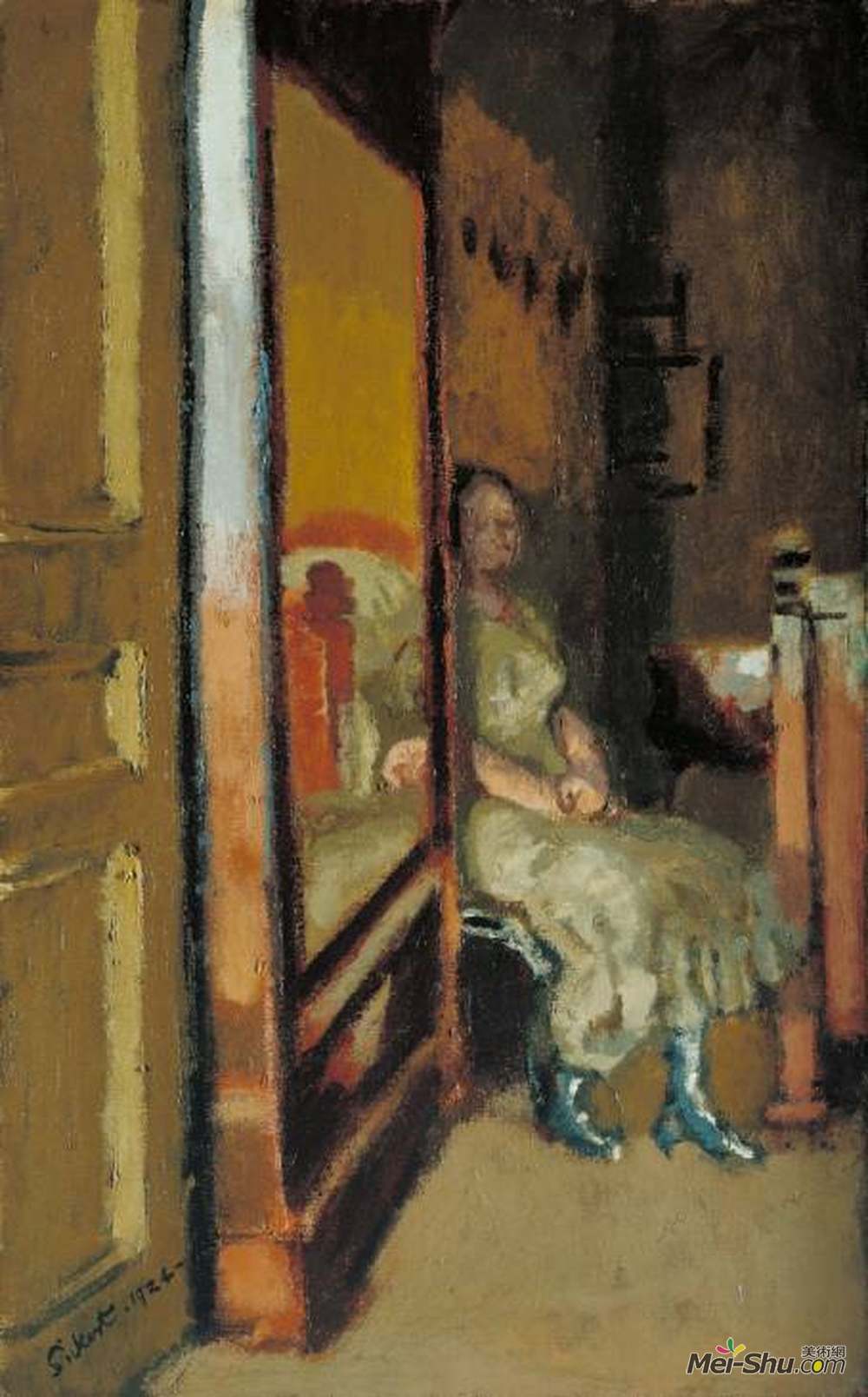 华特·席格(Walter Sickert)高清作品《衣柜》