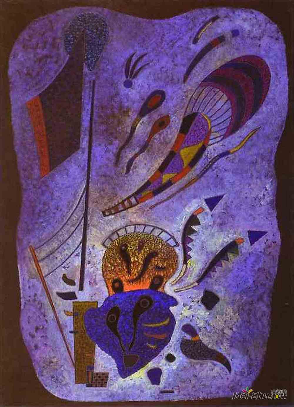 瓦西里·康定斯基(Wassily Kandinsky)高清作品《暮光》