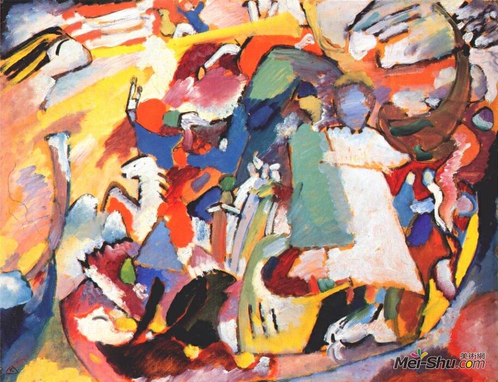 瓦西里·康定斯基(Wassily Kandinsky)高清作品《末日天使》