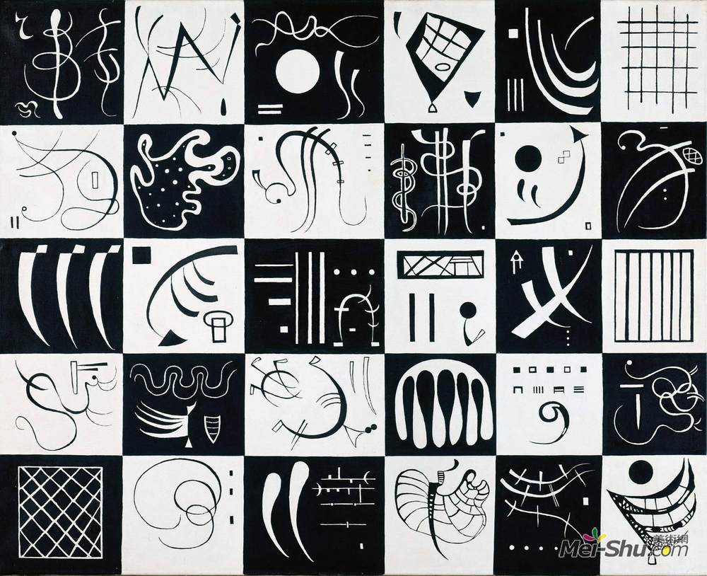 瓦西里·康定斯基(Wassily Kandinsky)高清作品《三十》