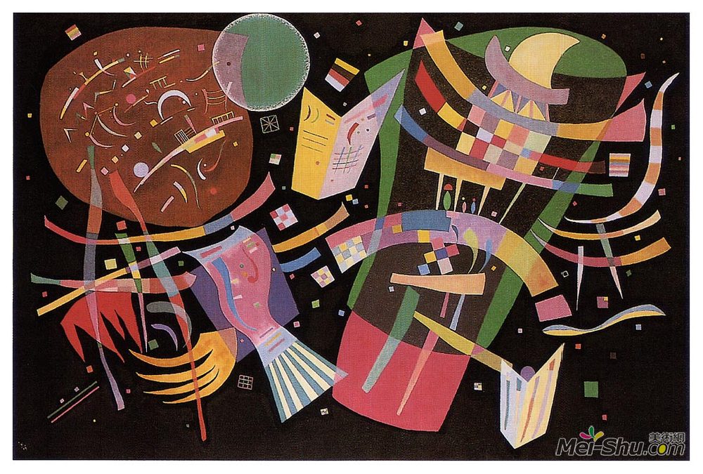 瓦西里·康定斯基(Wassily Kandinsky)高清作品《Composition X》