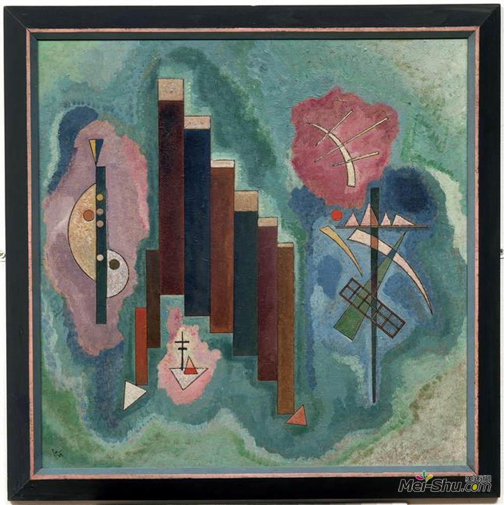 瓦西里·康定斯基(Wassily Kandinsky)高清作品《向下》