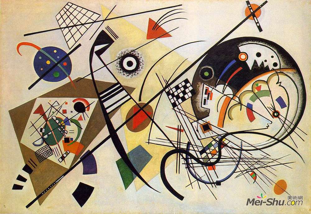 瓦西里·康定斯基(wassily kandinsky)高清作品《横线》