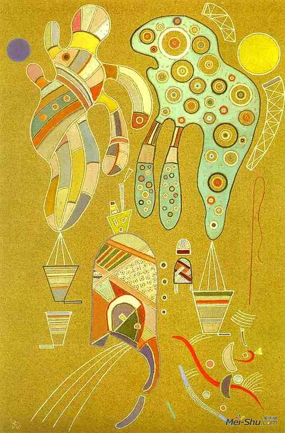 瓦西里·康定斯基(Wassily Kandinsky)高清作品《无题》
