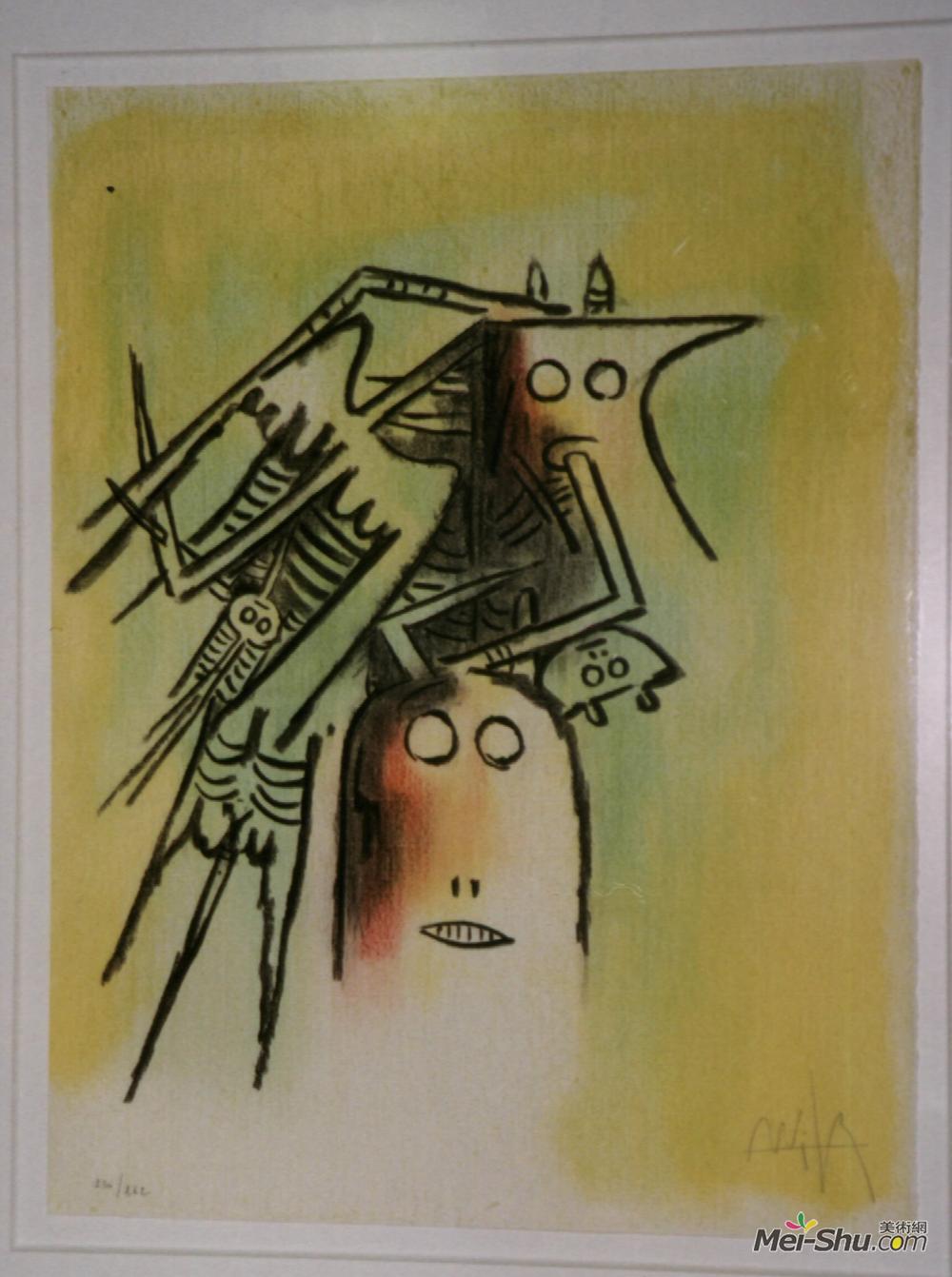 林飞龙(Wifredo Lam)高清作品《普里尼卢娜》