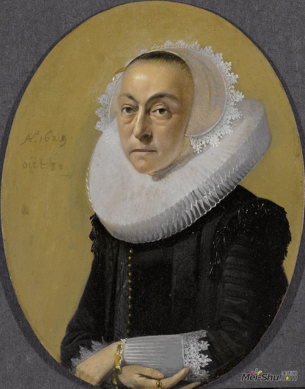 威廉·康奈利斯·杜斯特(Willem Cornelisz Duyster)高清作品《女性肖像》