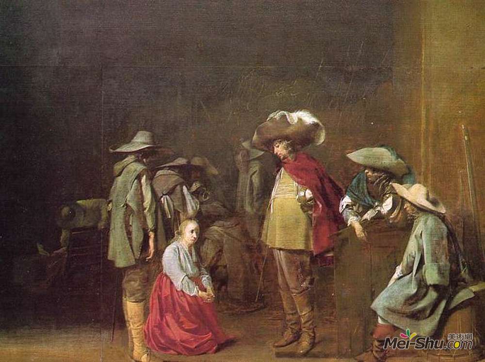威廉·康奈利斯·杜斯特(Willem Cornelisz Duyster)高清作品《劫掠者》