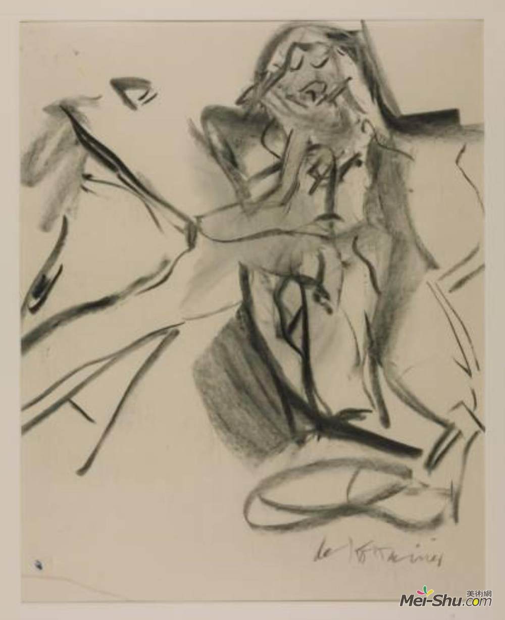 威廉·德·库宁(Willem de Kooning)高清作品《无题》