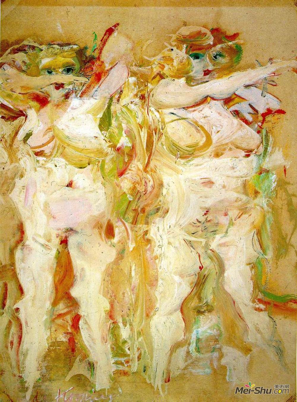 威廉·德·库宁(Willem de Kooning)高清作品《蛤蜊挖掘机》