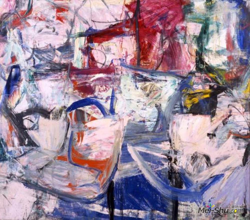 威廉·德·库宁(Willem de Kooning)高清作品《星期六晚上》