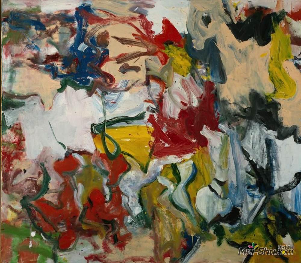 威廉·德·库宁(Willem de Kooning)高清作品《无题十一》