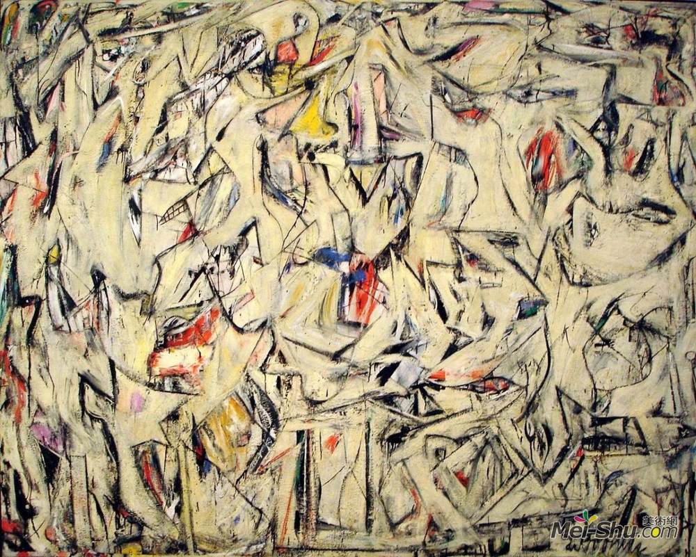 威廉·德·库宁(Willem de Kooning)高清作品《发掘》