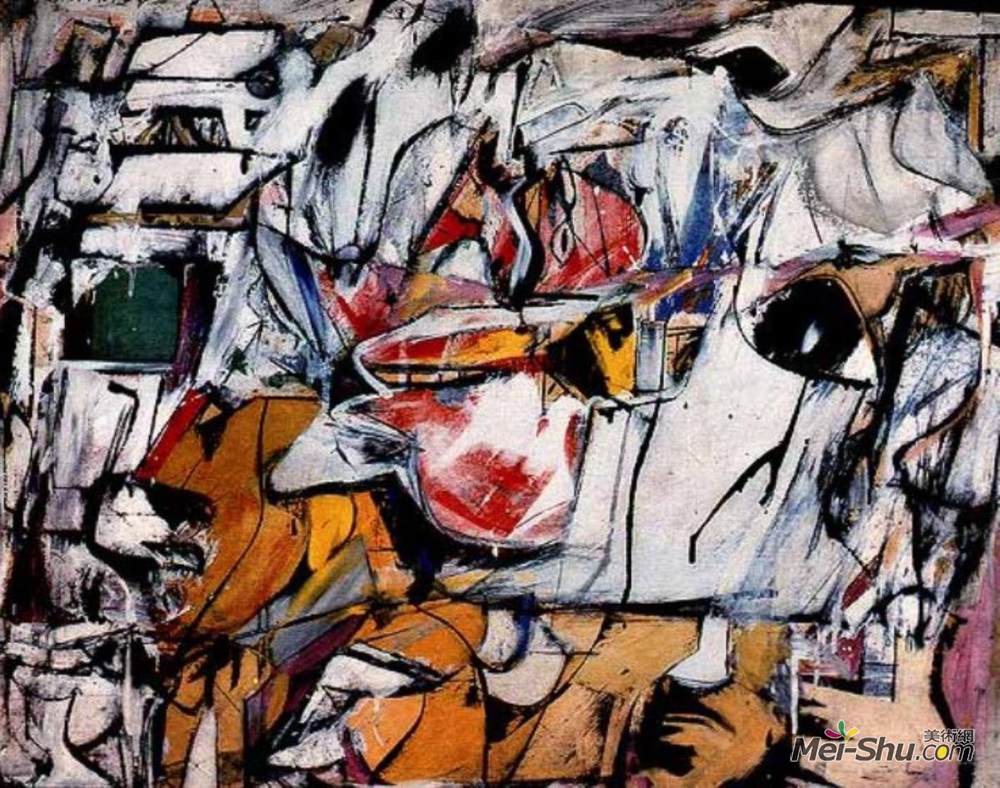 威廉·德·库宁(Willem de Kooning)高清作品《阿什维尔》