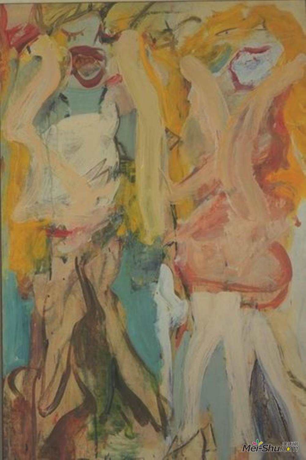 威廉·德·库宁(Willem de Kooning)高清作品《女歌手二》
