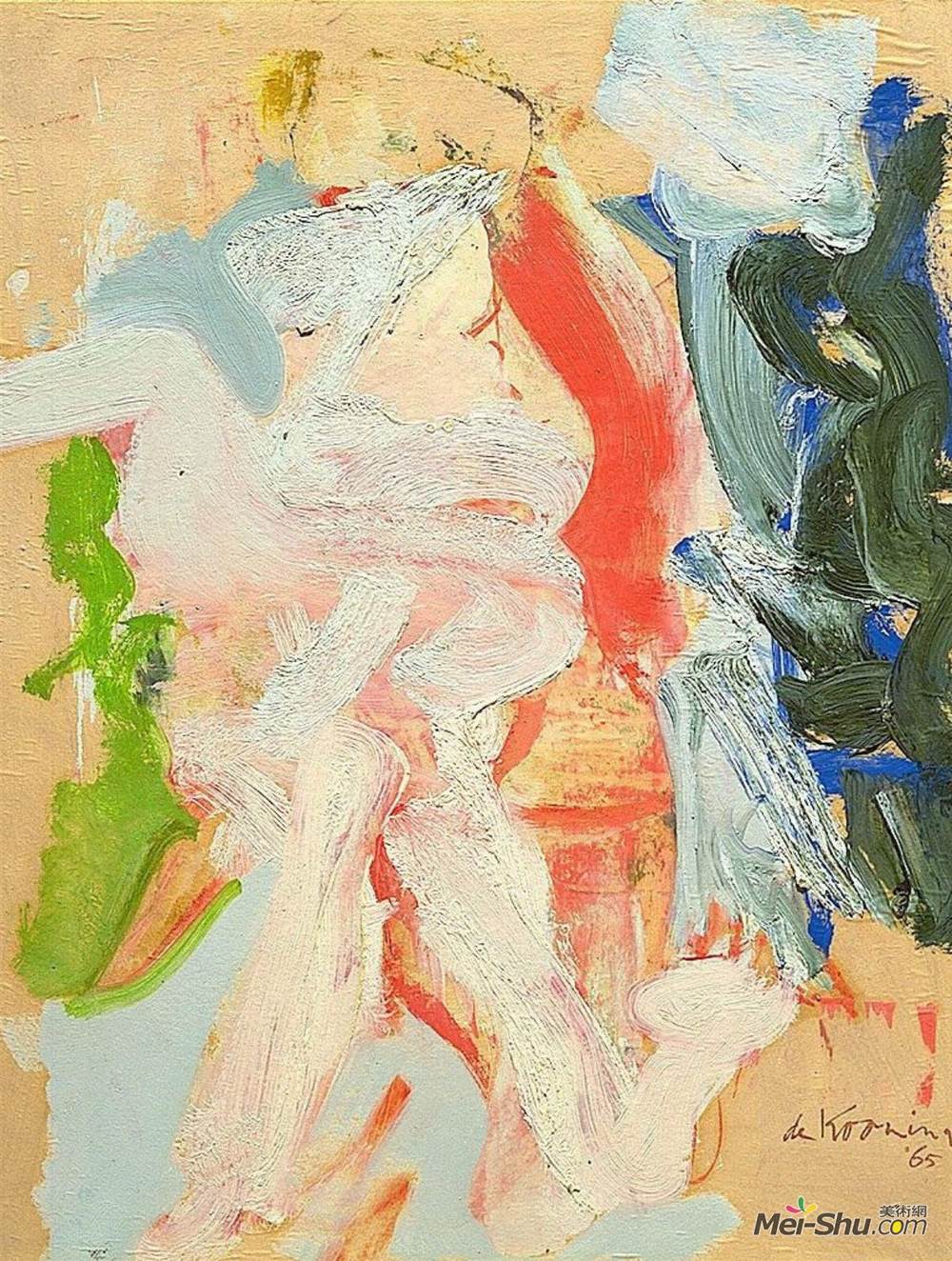 威廉·德·库宁(Willem de Kooning)高清作品《无题》