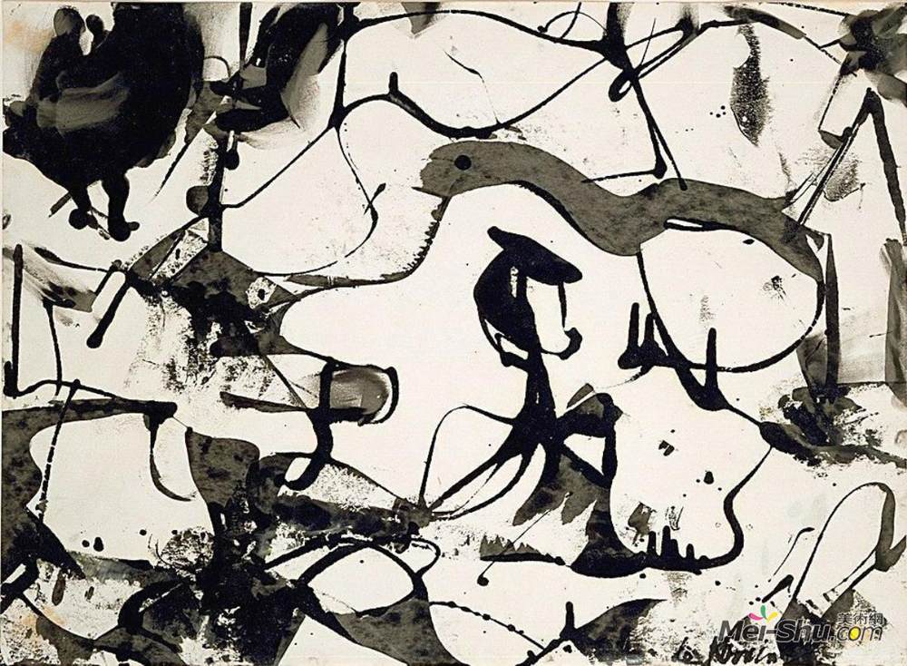 威廉·德·库宁(Willem de Kooning)高清作品《无题》
