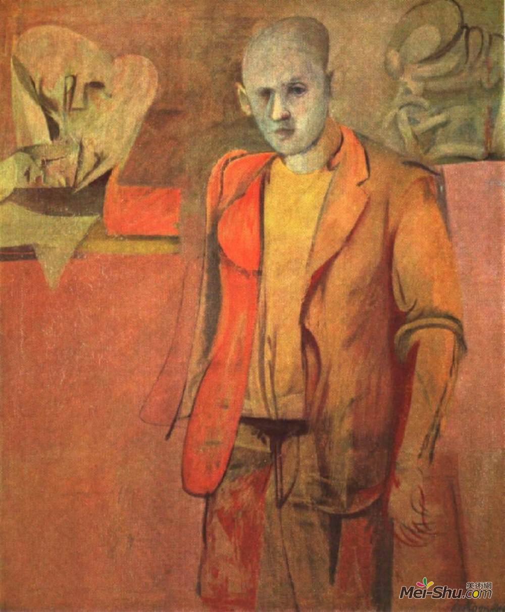 威廉·德·库宁(Willem de Kooning)高清作品《站着的人》
