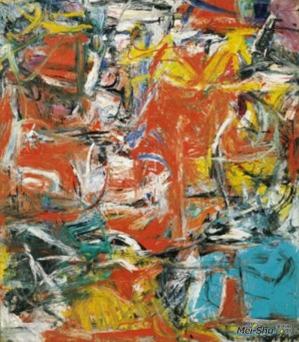威廉·德·库宁(Willem de Kooning)高清作品《作文》