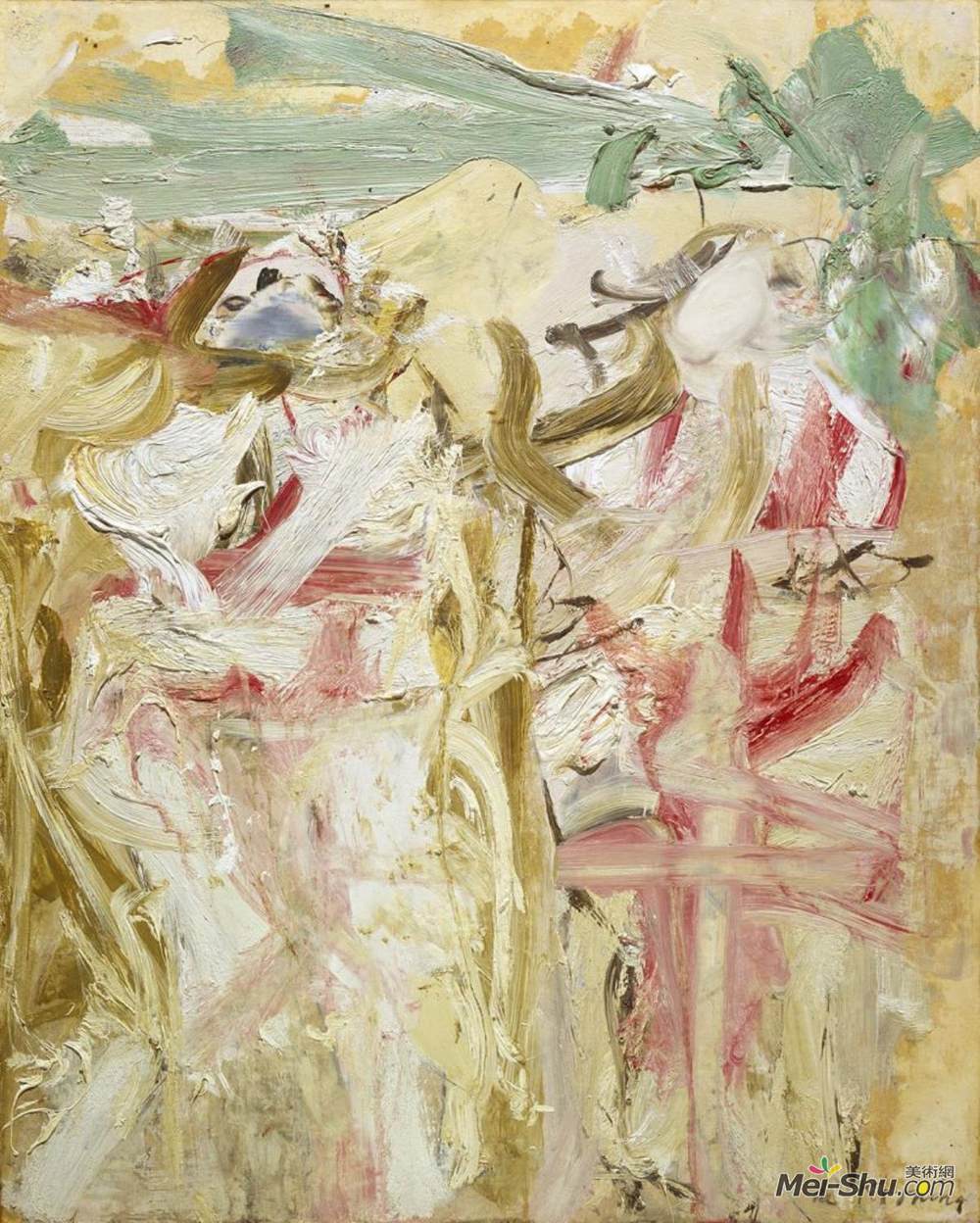 威廉·德·库宁(Willem de Kooning)高清作品《两位数》