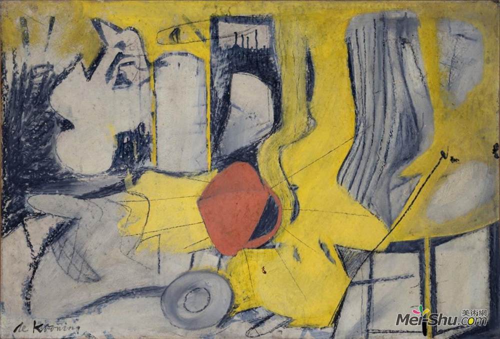 威廉·德·库宁(Willem de Kooning)高清作品《秘书》
