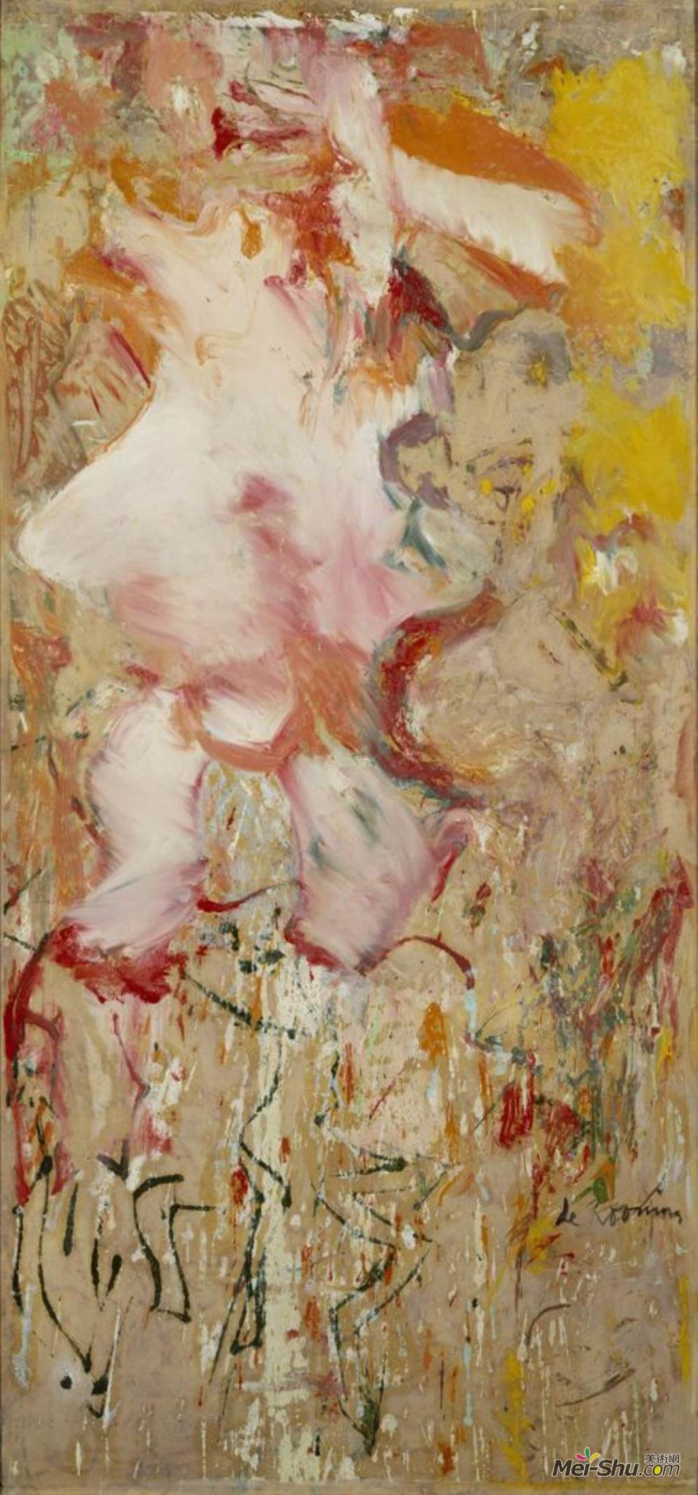 威廉·德·库宁(Willem de Kooning)高清作品《女人》