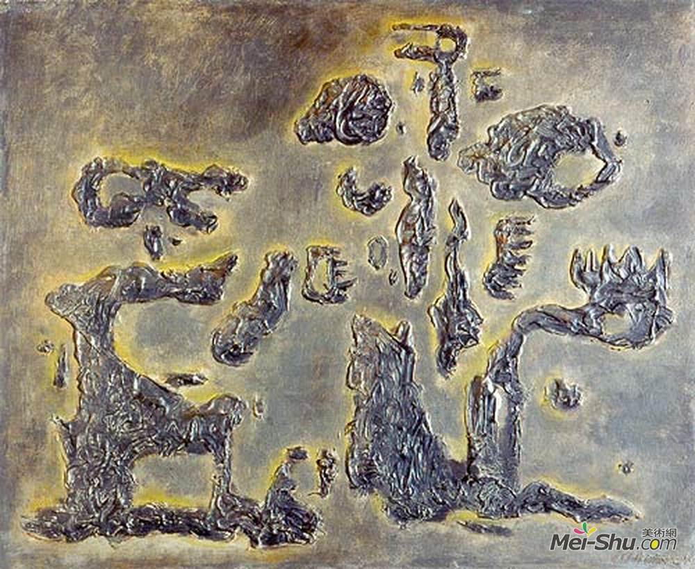 维利·鲍迈斯特(Willi Baumeister)高清作品《侏罗纪》