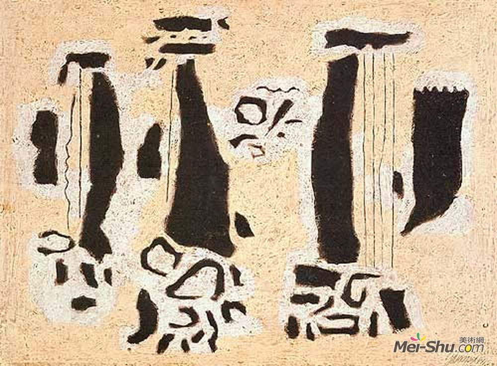 维利·鲍迈斯特(Willi Baumeister)高清作品《竖琴》