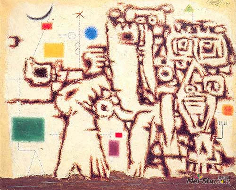 维利·鲍迈斯特(Willi Baumeister)高清作品《两个时代》