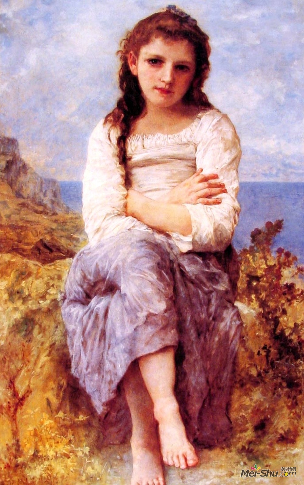 威廉·阿道夫·布格罗(William-Adolphe Bouguereau)高清作品《法尼恩特》