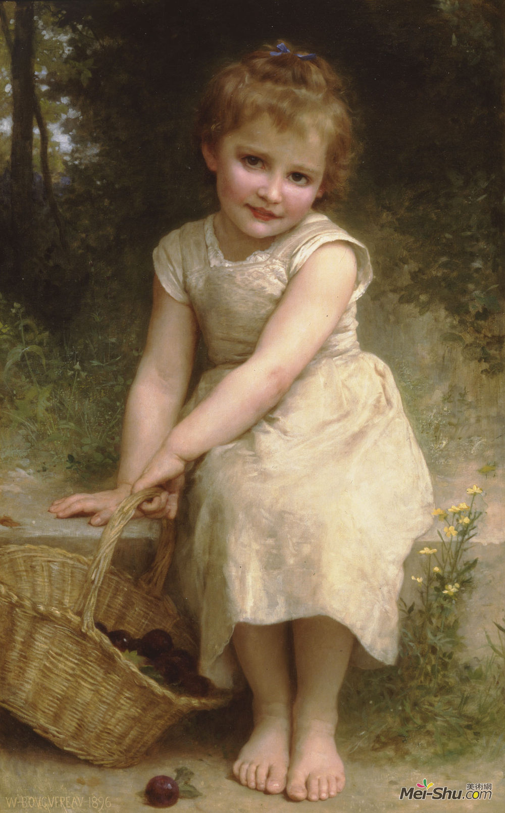 威廉·阿道夫·布格罗(William-Adolphe Bouguereau)高清作品《李子》